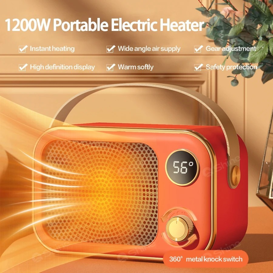 Calentador eléctrico portátil para el hogar, dispositivo de calefacció