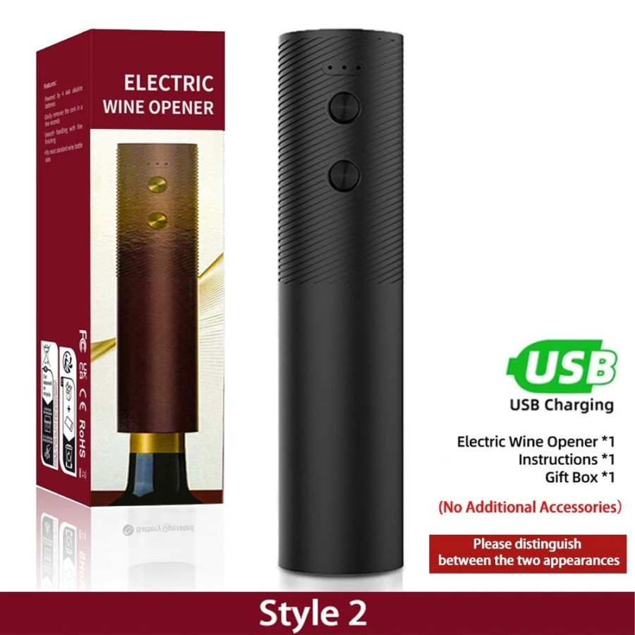 Abridor de botellas de vino eléctrico, sacacorchos automático para vin Abridor de botellas de vino eléctrico, sacacorchos automático para vin