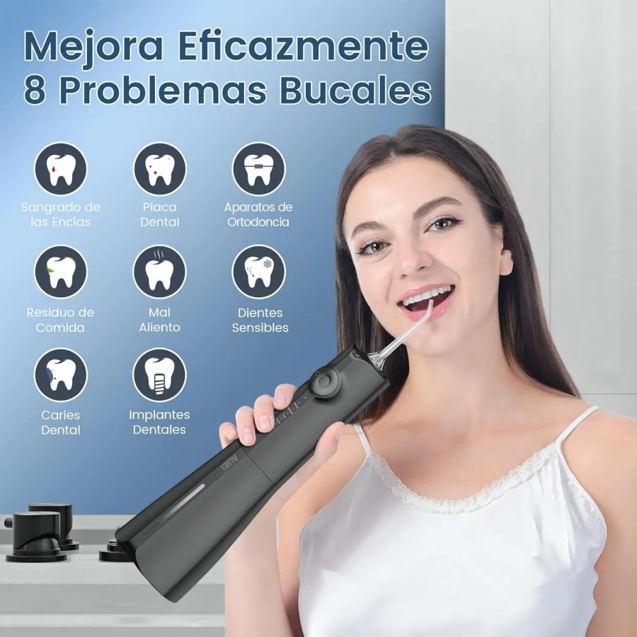 Irrigador Bucal Portatil, Vimmk Irrigador Dental Inalámbrico Profesion
