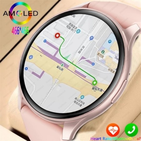 Xiaomi-reloj inteligente Huawei para hombre y mujer, accesorio de pulsera con llamadas, Bluetooth, Pantalla AMOLED de 2024x1,43 