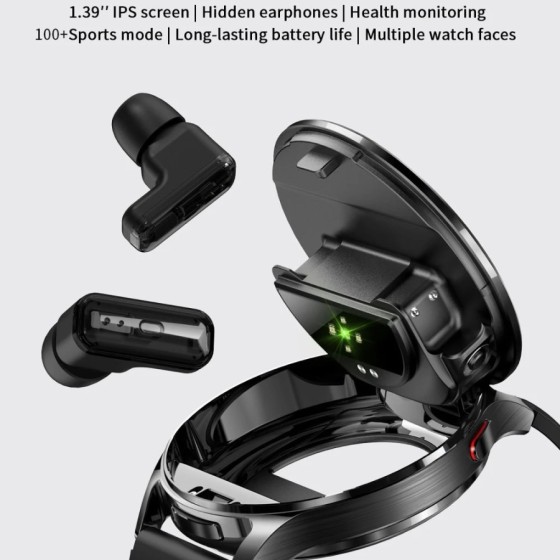 Reloj inteligente 2 en 1 para hombre y mujer, dispositivo con auricula Reloj inteligente 2 en 1 para hombre y mujer, dispositivo con auricula