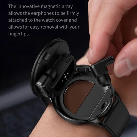 Reloj inteligente 2 en 1 para hombre y mujer, dispositivo con auricula Reloj inteligente 2 en 1 para hombre y mujer, dispositivo con auricula