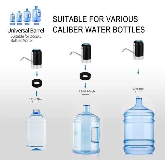 Dispensador de Bomba de Agua, Universal Apto para 5L/8L/20L, Dispensad