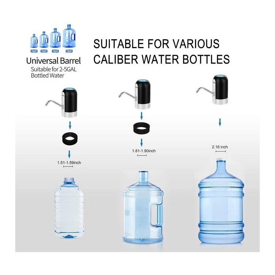 Dispensador de Bomba de Agua, Universal Apto para 5L/8L/20L, Dispensad