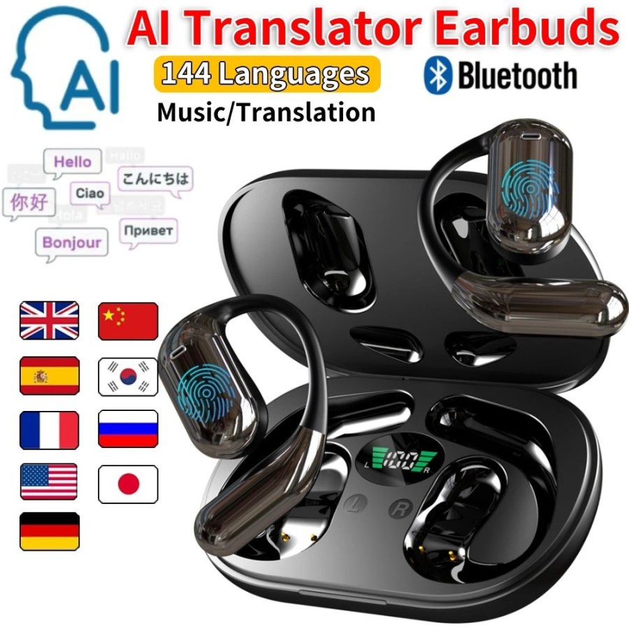 Auriculares con traductor AI, auriculares con traductor en tiempo Real