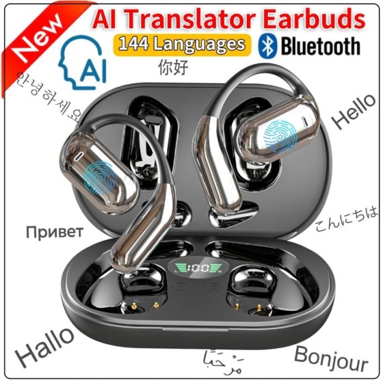 Auriculares con traductor AI, auriculares con traductor en tiempo Real