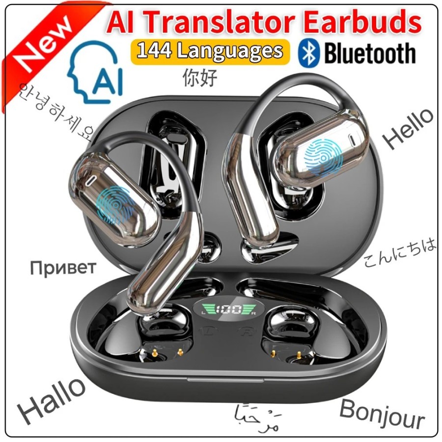 Auriculares con traductor AI, auriculares con traductor en tiempo Real