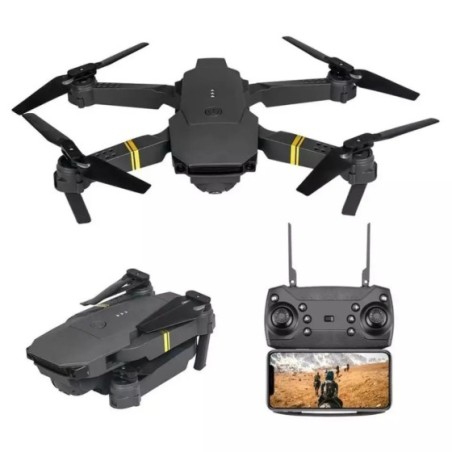 Mini Dron teledirigido E58 para niños, cuadricóptero plegable con cámara HD 720P, Wifi, Fpv, altura fija, juguetes profesionales