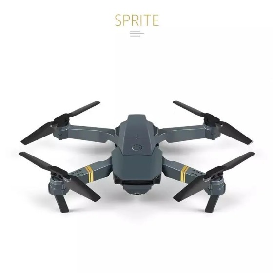 Mini Dron teledirigido E58 para niños, cuadricóptero plegable con cáma