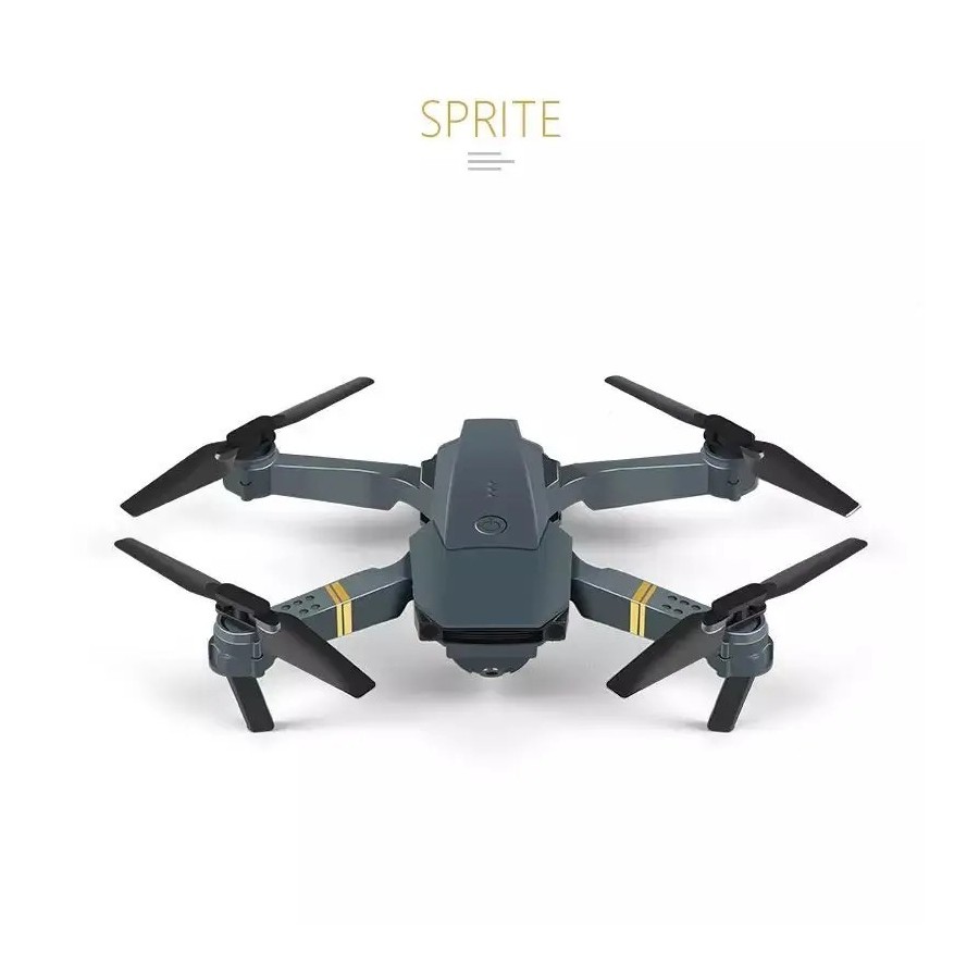Mini Dron teledirigido E58 para niños, cuadricóptero plegable con cáma