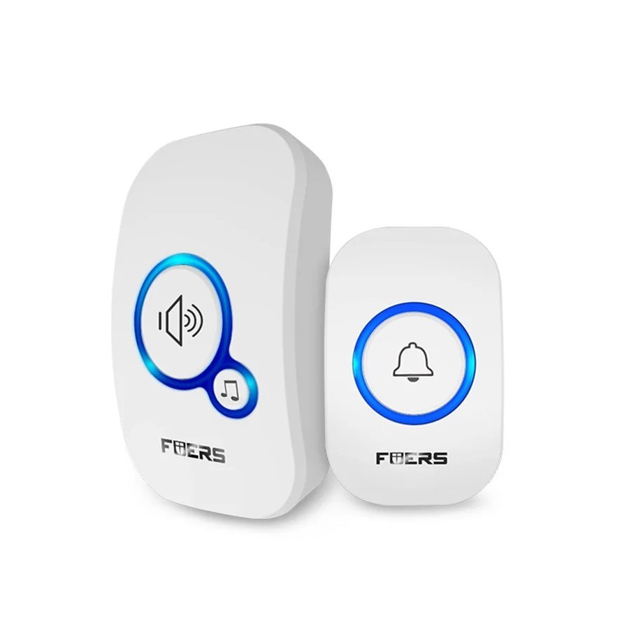 Timbre inalámbrico Fuers, timbre de bienvenida a prueba de agua, timbr Timbre inalámbrico Fuers, timbre de bienvenida a prueba de agua, timbr