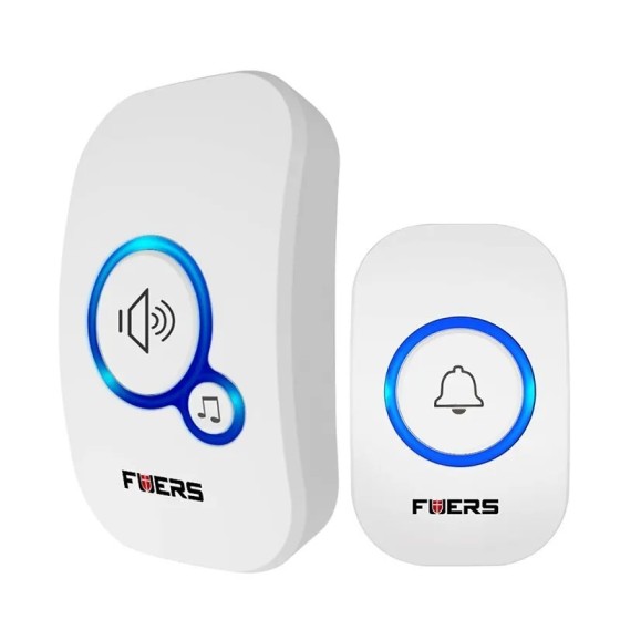 Timbre inalámbrico Fuers, timbre de bienvenida a prueba de agua, timbr Timbre inalámbrico Fuers, timbre de bienvenida a prueba de agua, timbr