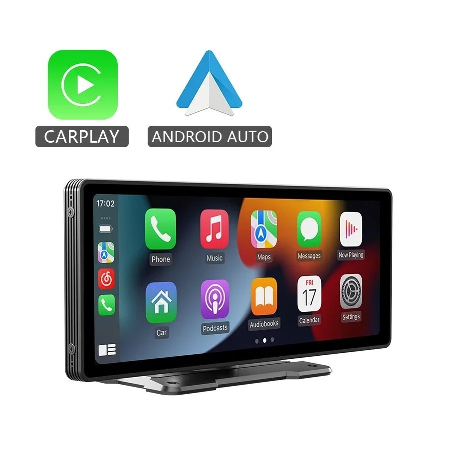 Reproductor de vídeo Multimedia con Radio para espejo de coche de 10,2