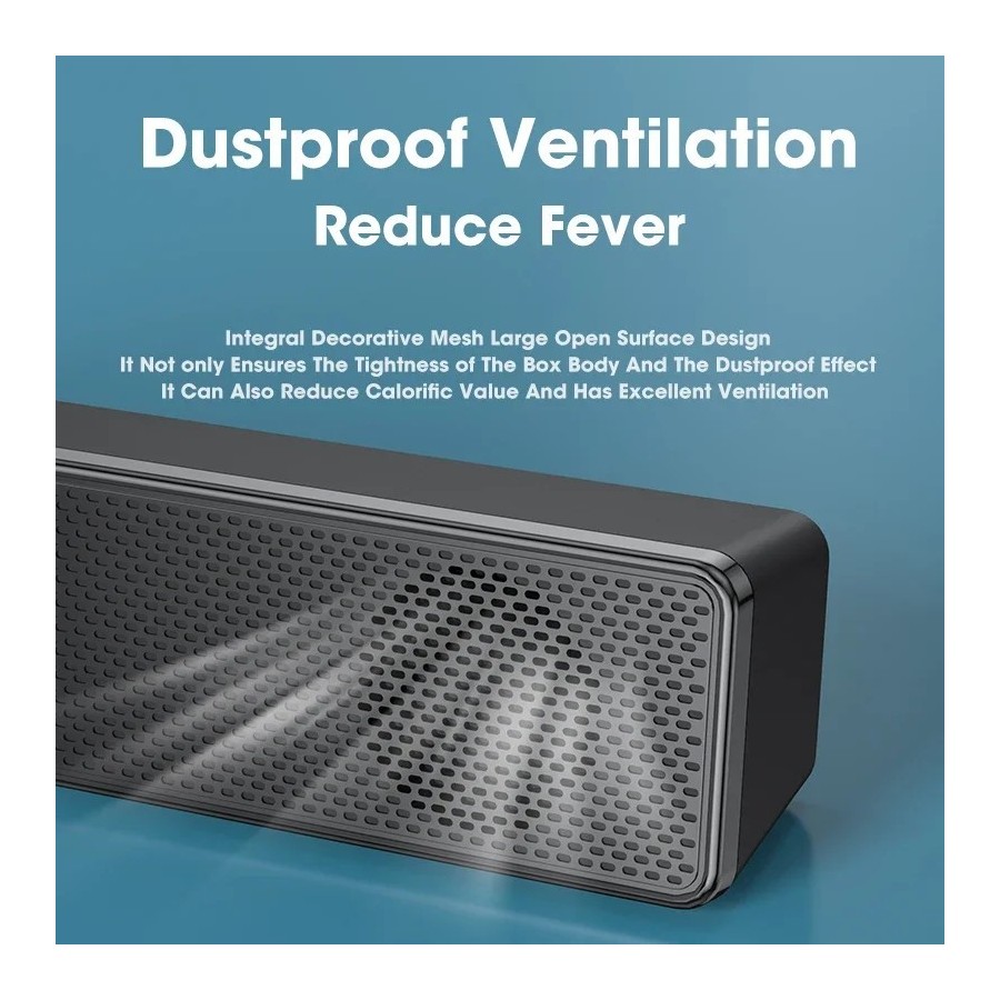 Barra de sonido con cable e inalámbrica para PC, Altavoz Bluetooth, al