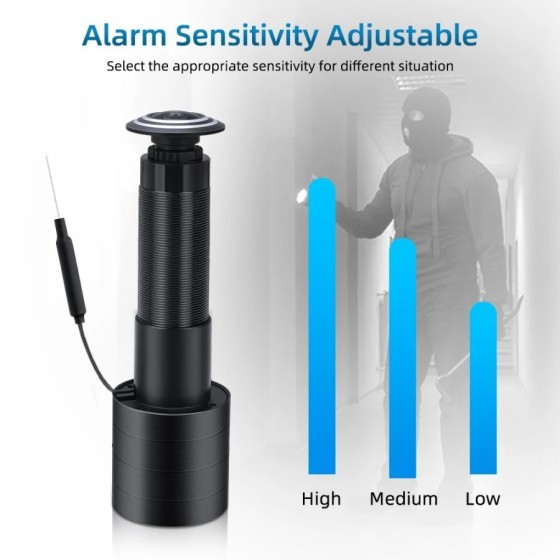 Zexmte-cámara Ojo de puerta WIFI Tuya Smart Home, 2,4G y 5G, 1080P, 15