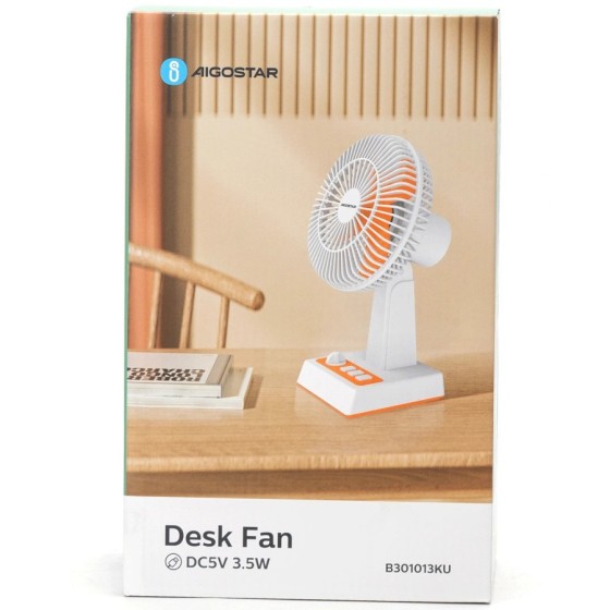 Ventilador de Mesa Portátil, 8 Pulgadas, 3 Aspas, 3 Velocidades, Sin B Ventilador de Mesa Portátil, 8 Pulgadas, 3 Aspas, 3 Velocidades, Sin B