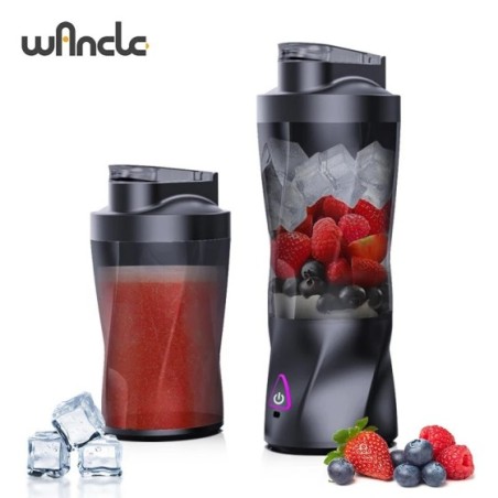 Exprimidor eléctrico portátil, mezclador de frutas frescas, 700ML, multifuncional, recargable por USB, batidos, licuadora, taza 