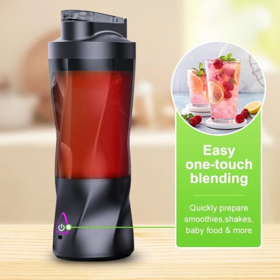 Exprimidor eléctrico portátil, mezclador de frutas frescas, 700ML, mul