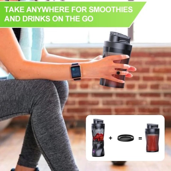 Exprimidor eléctrico portátil, mezclador de frutas frescas, 700ML, mul