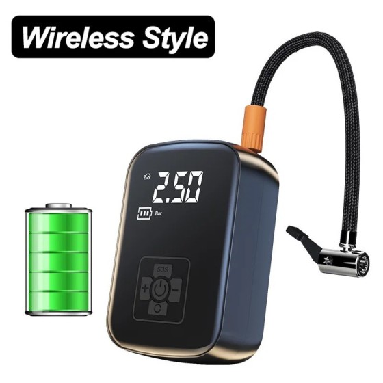 Bomba de aire para coche, compresor de aire de 12V, 150PSI, bomba infl