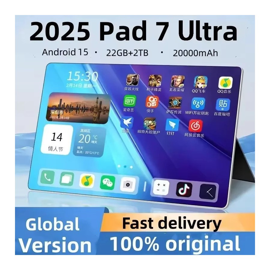 2025 tableta Original Global Pad 7 Ultra 11 pulgadas Android 15 22GB +