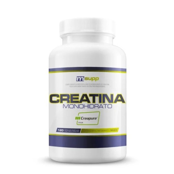 Creatina Monohidrato Creapure® - 120 Cápsulas Vegetales MM Supplements