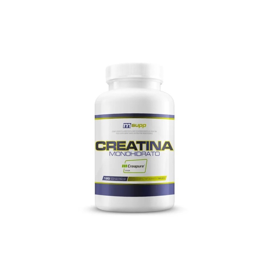 Creatina Monohidrato Creapure® - 120 Cápsulas Vegetales MM Supplements