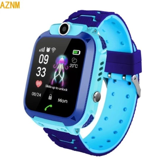 Reloj Inteligente para Niños con Función SOS, Resistente al Agua IP67,