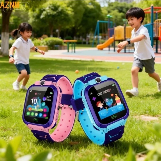 Reloj Inteligente para Niños con Función SOS, Resistente al Agua IP67,