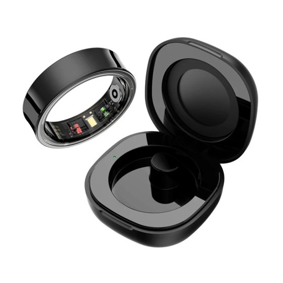 Anillo Inteligente R09 para Hombre y Mujer con Estuche de Carga, Monit Anillo Inteligente R09 para Hombre y Mujer con Estuche de Carga, Monit