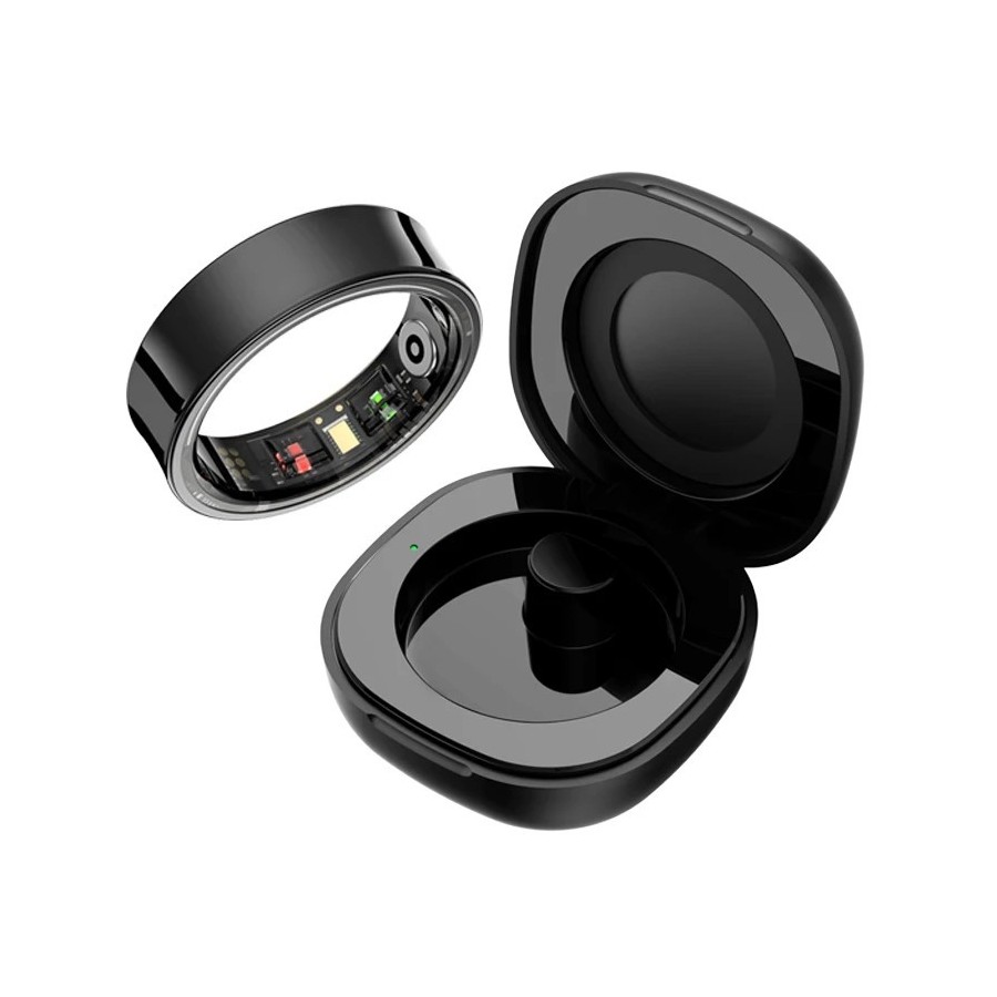 Anillo Inteligente R09 para Hombre y Mujer con Estuche de Carga, Monit Anillo Inteligente R09 para Hombre y Mujer con Estuche de Carga, Monit