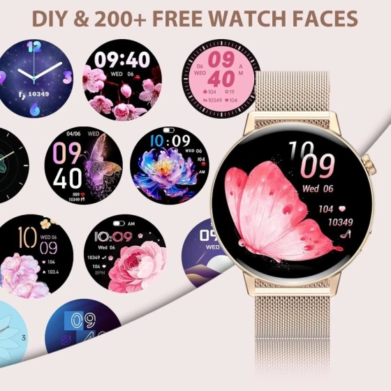 Smartwatch 2025 IP67 Bluetooth Aptitud Pulsera Monitoreo De La Ritmo C