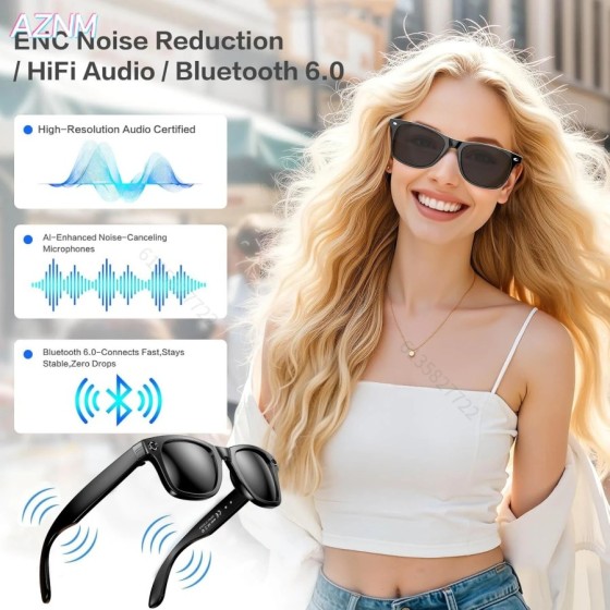 Nuevas Gafas Inteligentes con Cámara de 800W y IA para Hombre, Gafas d Nuevas Gafas Inteligentes con Cámara de 800W y IA para Hombre, Gafas d