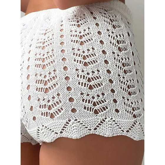 Polyester 100,00 Bikini de punto con cordón hueco, cintura abierta, pa
