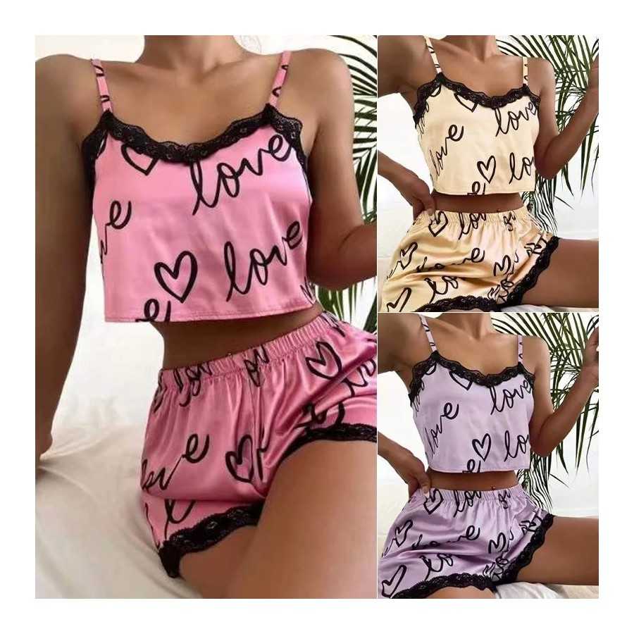 Conjunto de 2 piezas de pijama para mujer