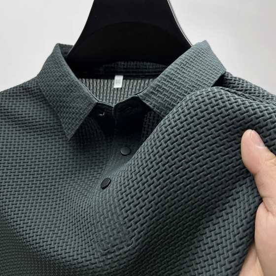 Camiseta de manga corta para hombre, POLO fresco y transpirable, Top i Camiseta de manga corta para hombre, POLO fresco y transpirable, Top i
