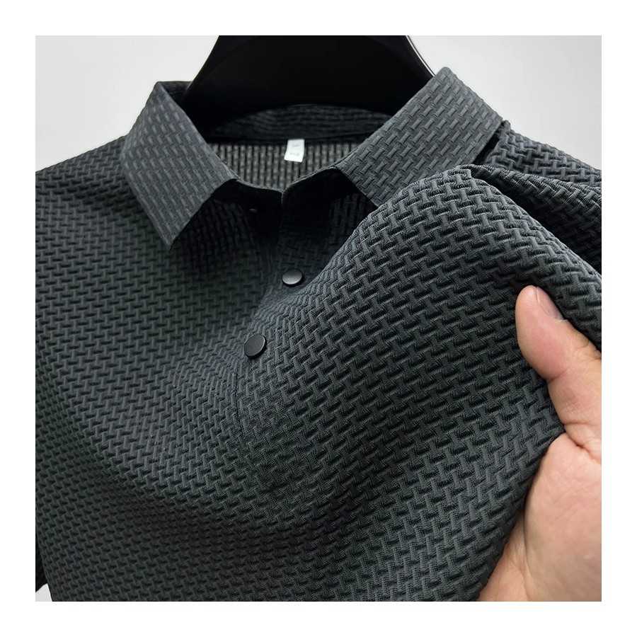 Camiseta de manga corta para hombre, POLO fresco y transpirable, Top i Camiseta de manga corta para hombre, POLO fresco y transpirable, Top i