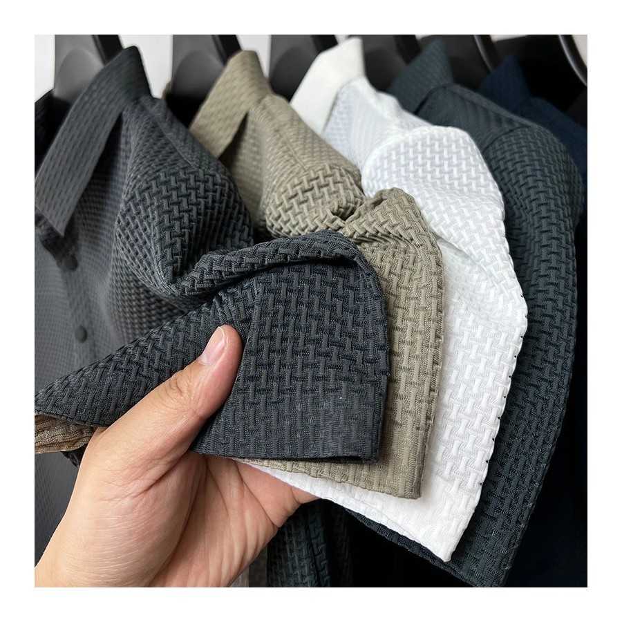 Camiseta de manga corta para hombre, POLO fresco y transpirable, Top i