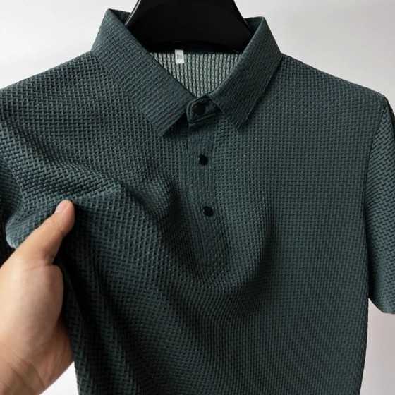 Camiseta de manga corta para hombre, POLO fresco y transpirable, Top i Camiseta de manga corta para hombre, POLO fresco y transpirable, Top i