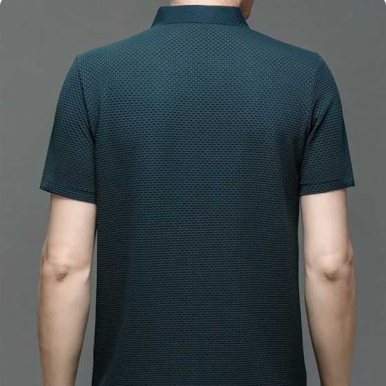 Camiseta de manga corta para hombre, POLO fresco y transpirable, Top i Camiseta de manga corta para hombre, POLO fresco y transpirable, Top i