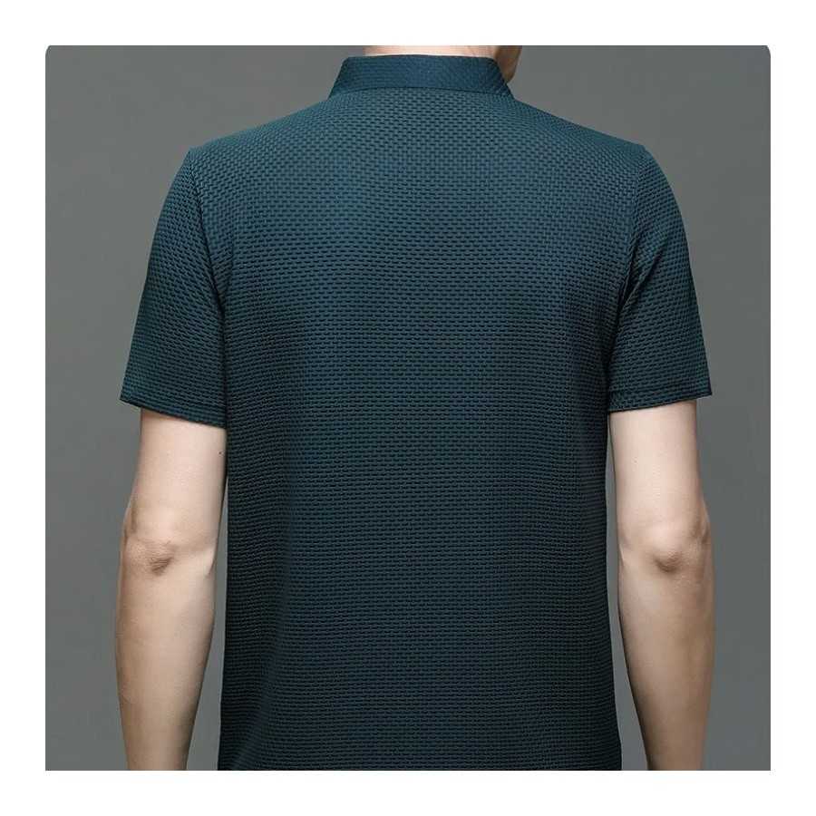 Camiseta de manga corta para hombre, POLO fresco y transpirable, Top i
